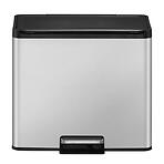 Szemetes Eko Essential 15+15l inox mat 822830