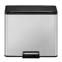 Szemetes Eko Essential 15+15l inox mat 822830