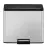 Szemetes Eko Essential 15+15l inox mat 822830