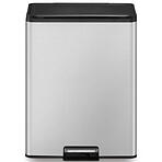 Szemetes Eko Essential 20+20l inox mat 822840