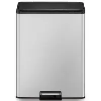 Szemetes Eko Essential 20+20l inox mat 822840
