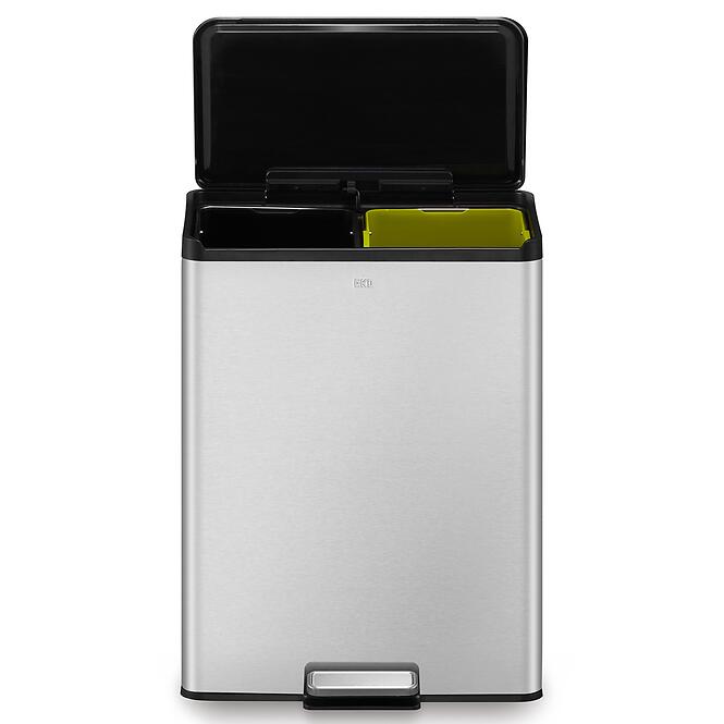 Szemetes Eko Essential 20+20l inox mat 822840