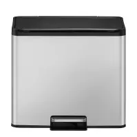 Szemetes Eko Essential 20+9l inox mat 822829