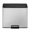 Szemetes Eko Essential 20+9l inox mat 822829