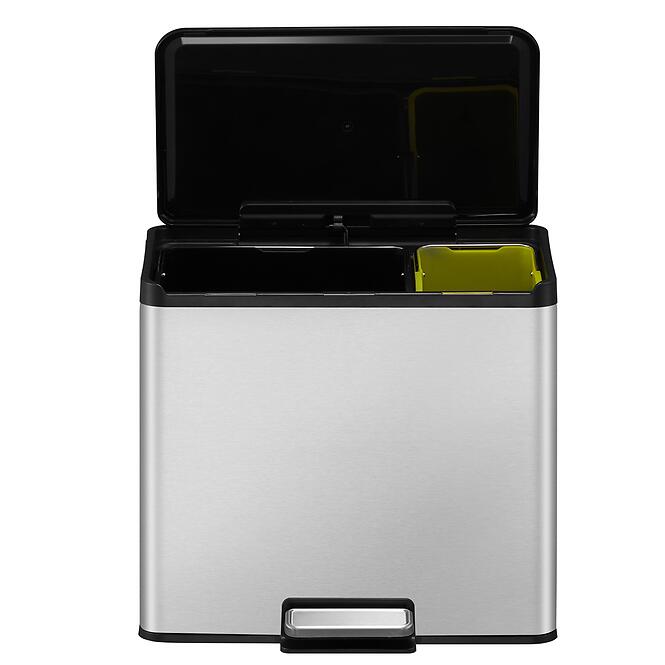 Szemetes Eko Essential 20+9l inox mat 822829