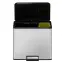Szemetes Eko Essential 20+9l inox mat 822829,2