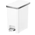 Szemetes Eko Hana slim 10l fehér 637710