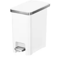 Szemetes Eko Hana slim 10l fehér 637710