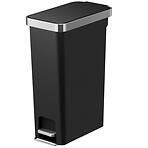 Szemetes Eko Hana slim 40l fekete 626840