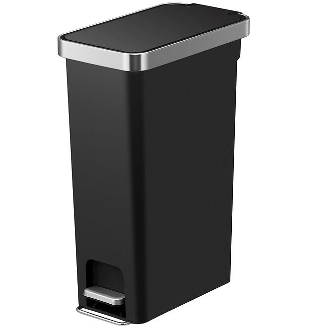 Szemetes Eko Hana slim 40l fekete 626840