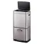 Szemetes Eko Himalaya 35+25l inox szürke 933960,2