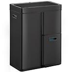 Szemetes Eko Mirage plus 30+15+15l fekete 933860
