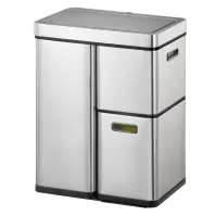 Szemetes Eko Mirage plus 30+15+15l inox 933860