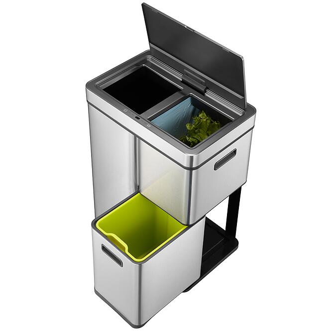 Szemetes Eko Mirage plus 30+15+15l inox 933860