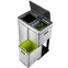 Szemetes Mirage plus 30+15+15l inox 933860,2
