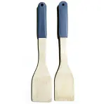 Egyenes spatula bambusz nyéllel, szürke, 32*6cm, ut03732bs21