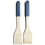 Egyenes spatula bambusz nyéllel, szürke, 32*6cm, ut03732bs21