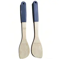 Ferde spatula, bambusz nyéllel, szürke, 32*6cm, ut03532bs22