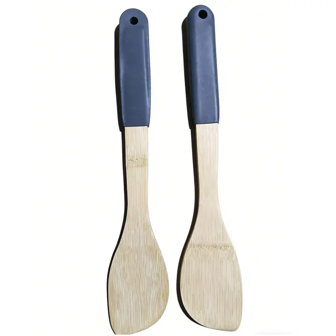 Ferde spatula, bambusz nyéllel, szürke, 32*6cm, ut03532bs22