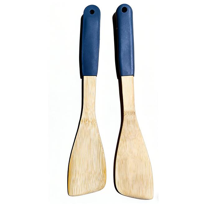 Ferde spatula, bambusz nyéllel, szürke, 32*6cm, ut04432bs22