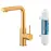 Mosogató csaptelep Duero Pure Basic Brushed Gold vízszűréssel