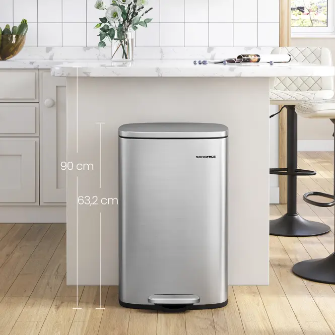 Szemetes 50 l acél LTB050E01V1