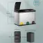 Szemetes 3x15 l acél LTB45L,8