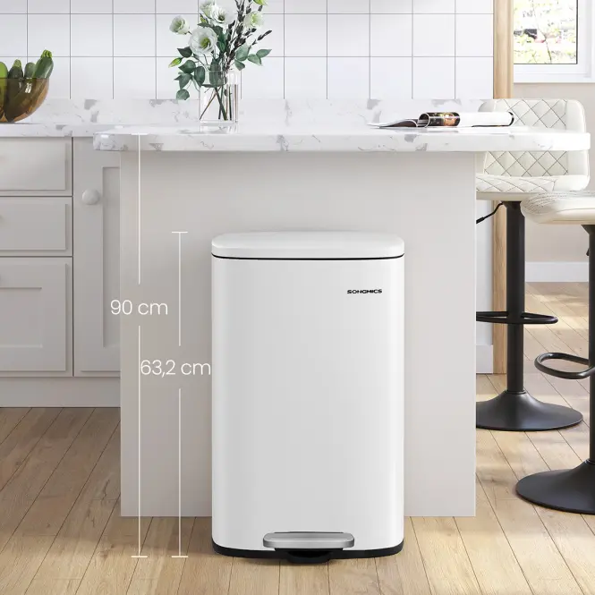Szemetes 50 l fehér LTB101W01V1
