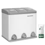 Szemetes 3x8 l fehér LTB24WT