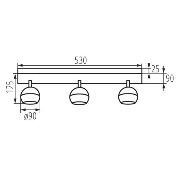 Lámpa GALOBA 33677 Black LS3,4