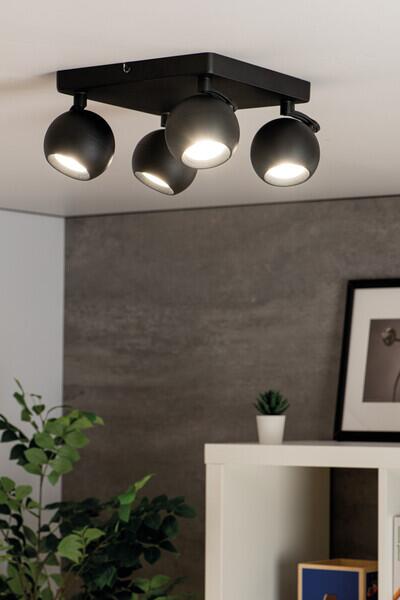 Lámpa GALOBA 33679 Black PL4