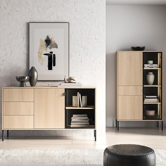 Komoda Barnee 02 tölgy Lindberg,9