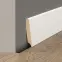 Padlólista mdf 9003 fehér 57mm 2.2m