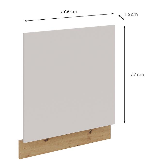 Szekrény homlokzat Solea kasmír/artisan ZM 570x596,2