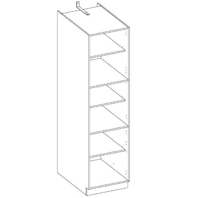 Konyhaszekrény artisan fehér, fényes 40DK – 210 2F,3