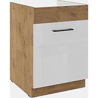 Konyhaszekrény Vigo fehér, fényes 60ZL 1S BB