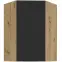 Konyhaszekrény Aria-BL/AR anti fingerprint 60X60 GN-90 1F (45°)