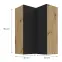 Konyhaszekrény Aria-BL/AR anti fingerprint 60X60 GN-90 2F (90°),3