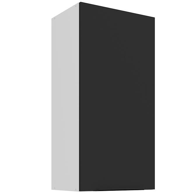 Konyhaszekrény Aria-BL/WH anti fingerprint 45G-90 1F