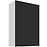 Konyhaszekrény Aria-BL/WH anti fingerprint 60G-90 1F