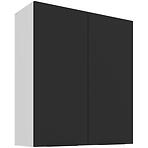 Konyhaszekrény Aria-BL/WH anti fingerprint 80G-90 2F
