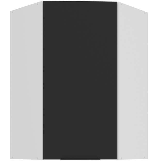 Konyhaszekrény Aria-BL/WH anti fingerprint 60X60 GN-90 1F (45°)