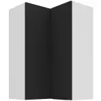 Konyhaszekrény Aria-BL/WH anti fingerprint 60X60 GN-90 2F (90°)
