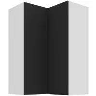 Konyhaszekrény Aria-BL/WH anti fingerprint 60X60 GN-90 2F (90°)