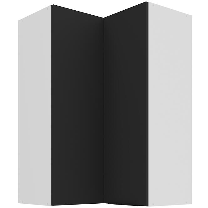 Konyhaszekrény Aria-BL/WH anti fingerprint 60X60 GN-90 2F (90°)