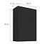 Konyhaszekrény Aria-BL/BL anti fingerprint 60G-90 1F,3