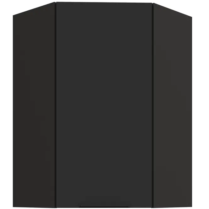 Konyhaszekrény Aria-BL/BL anti fingerprint 60X60 GN-90 1F (45°)