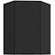 Konyhaszekrény Aria-BL/BL anti fingerprint 60X60 GN-90 1F (45°)