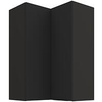 Konyhaszekrény Aria-BL/BL anti fingerprint 60X60 GN-90 2F (90°)