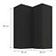 Konyhaszekrény Aria-BL/BL anti fingerprint 60X60 GN-90 2F (90°),3